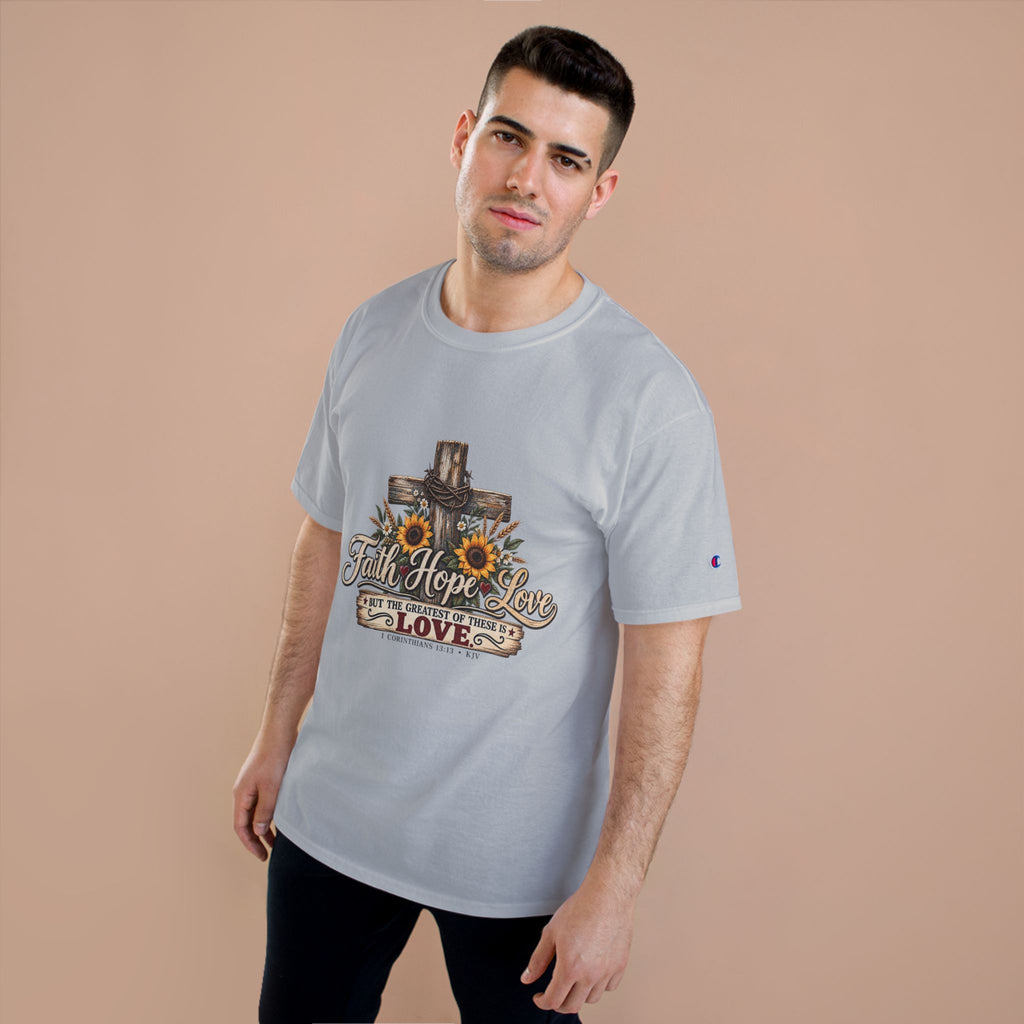 Faith Hope Love — Brave Hearts Country Gospel T-Shirt (Extended Sizes)