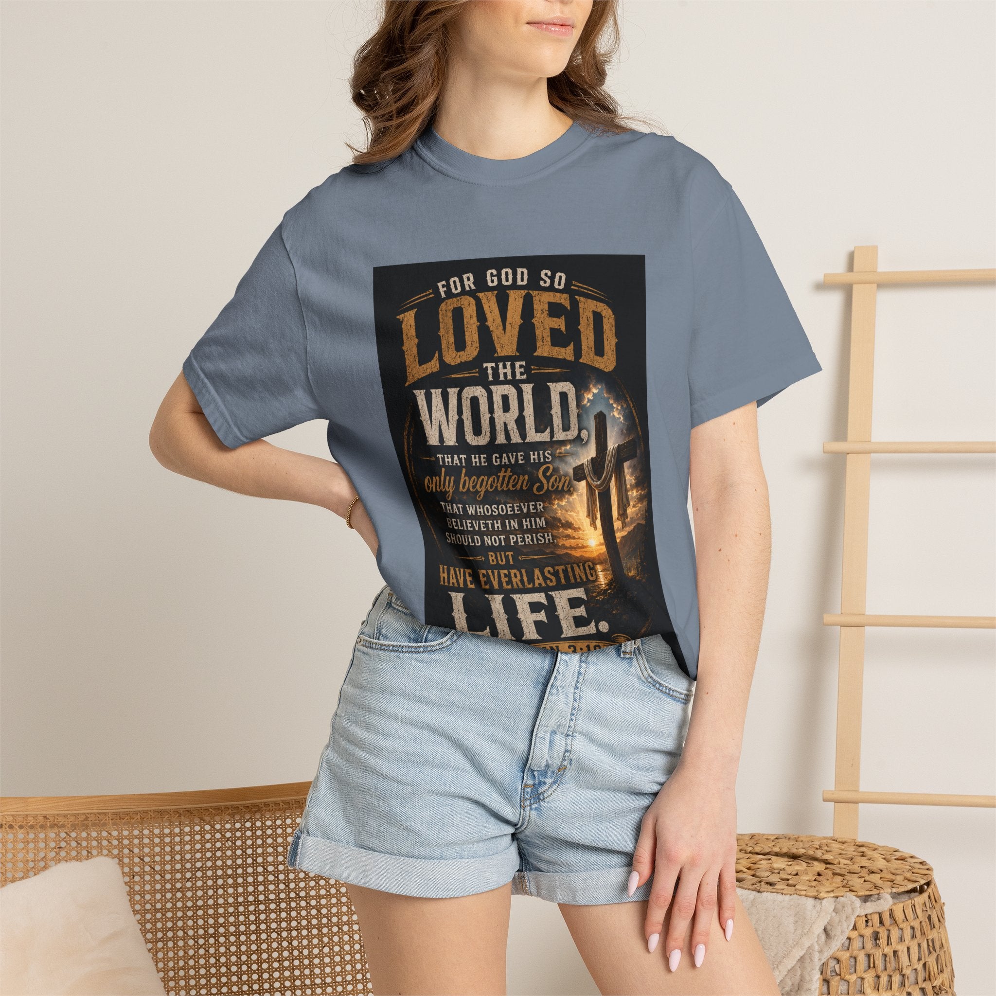 For God So Loved the World — Brave Hearts Country Gospel T-Shirt