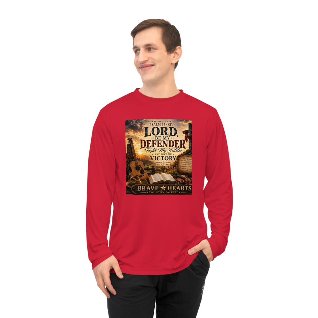 Lord Be My Defender - Brave Hearts Country Gospel Long Sleeve T-Shirt