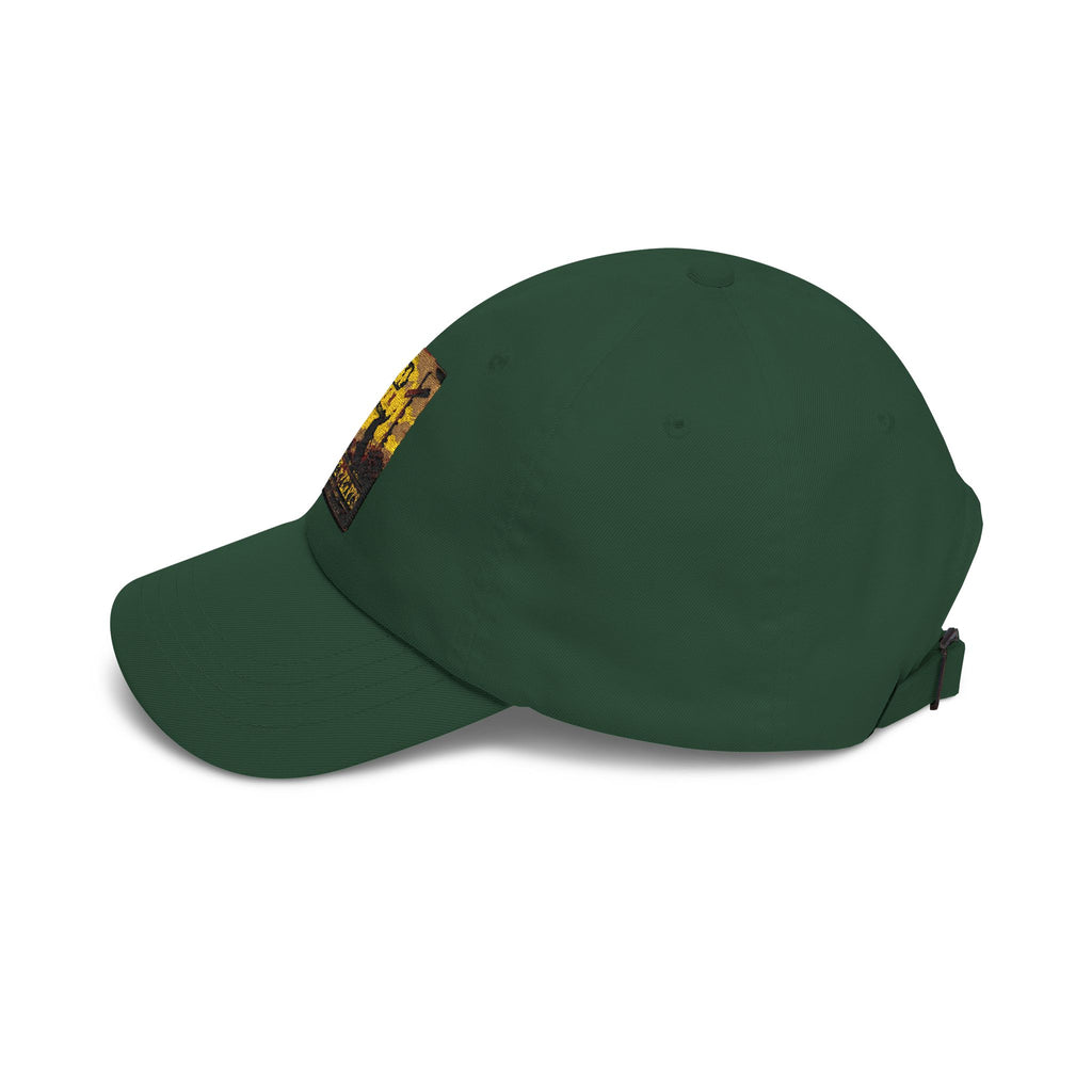 Brave Hearts Faith Dad Cap — "Lord Standin' by Me" Vintage Cross Baseball Hat