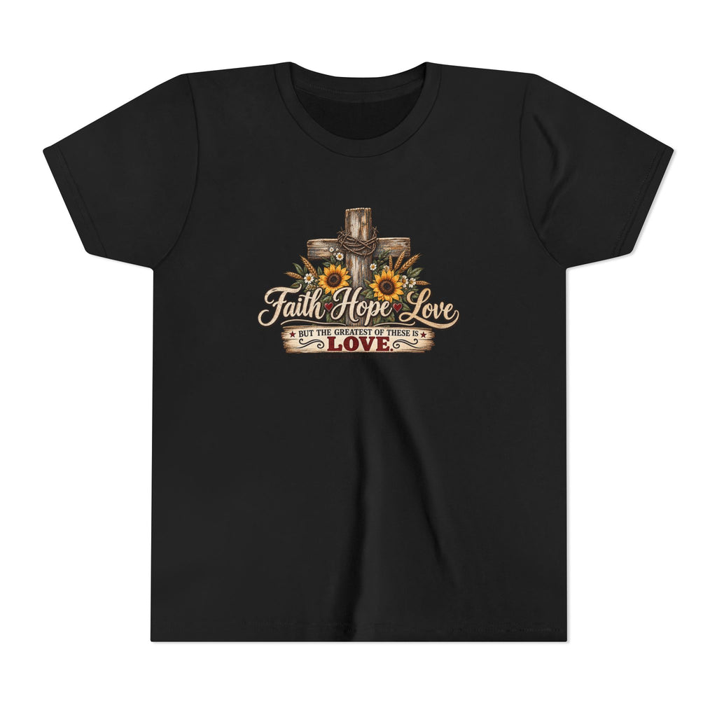 Faith Hope Love — Brave Hearts Country Gospel T-Shirt