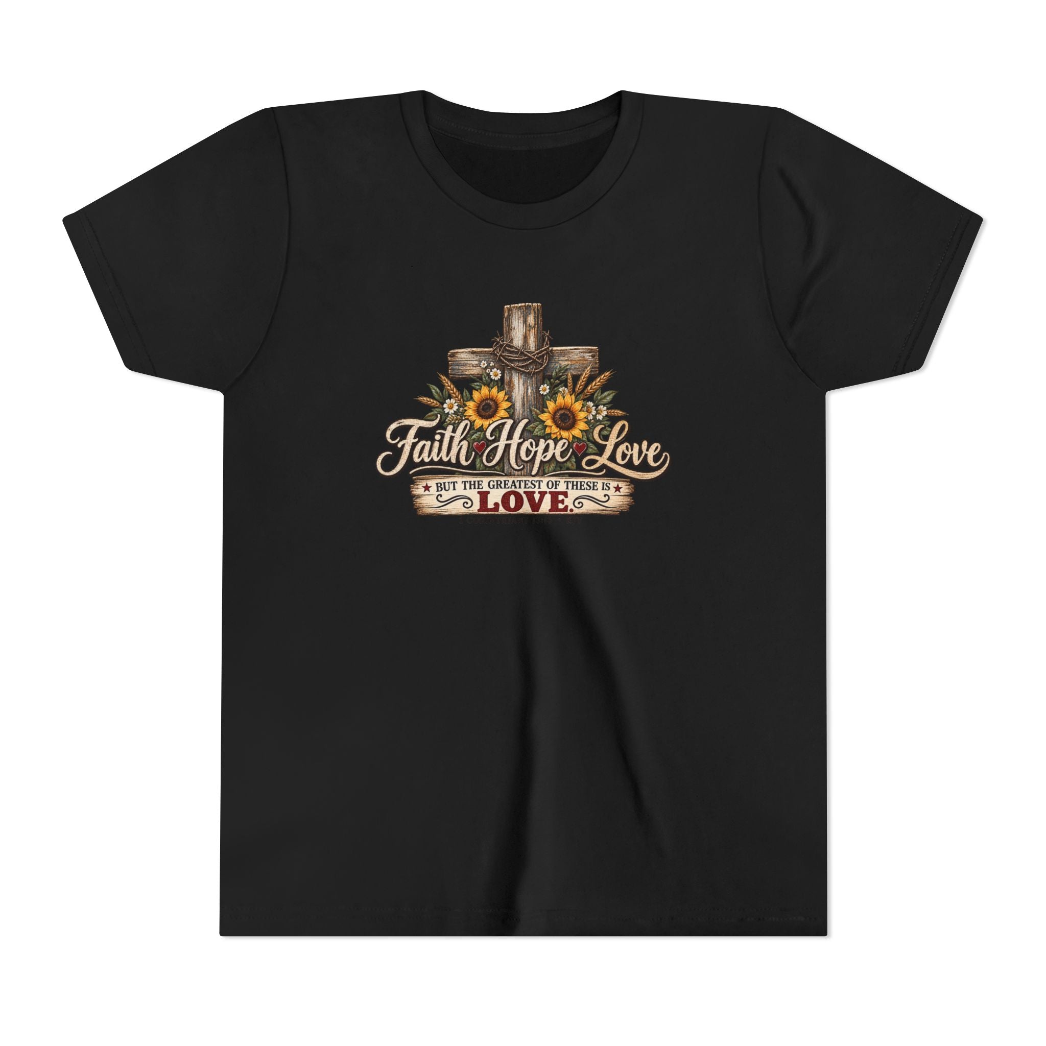 Faith Hope Love — Brave Hearts Country Gospel T-Shirt