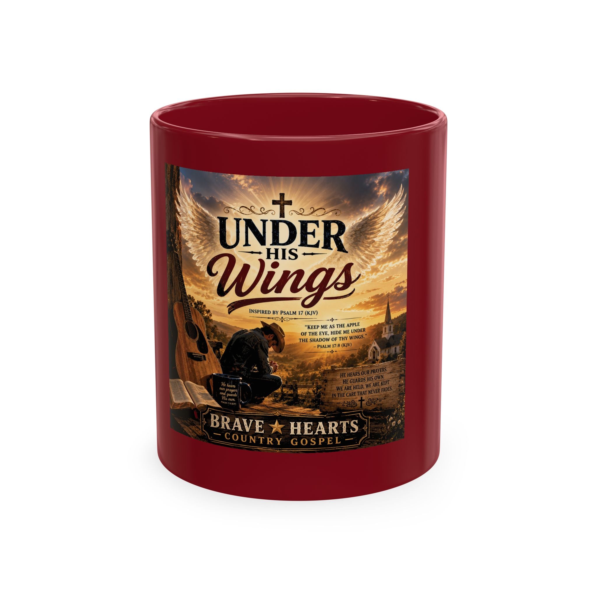 Under His Wings — Brave Hearts Country Gospel Mug