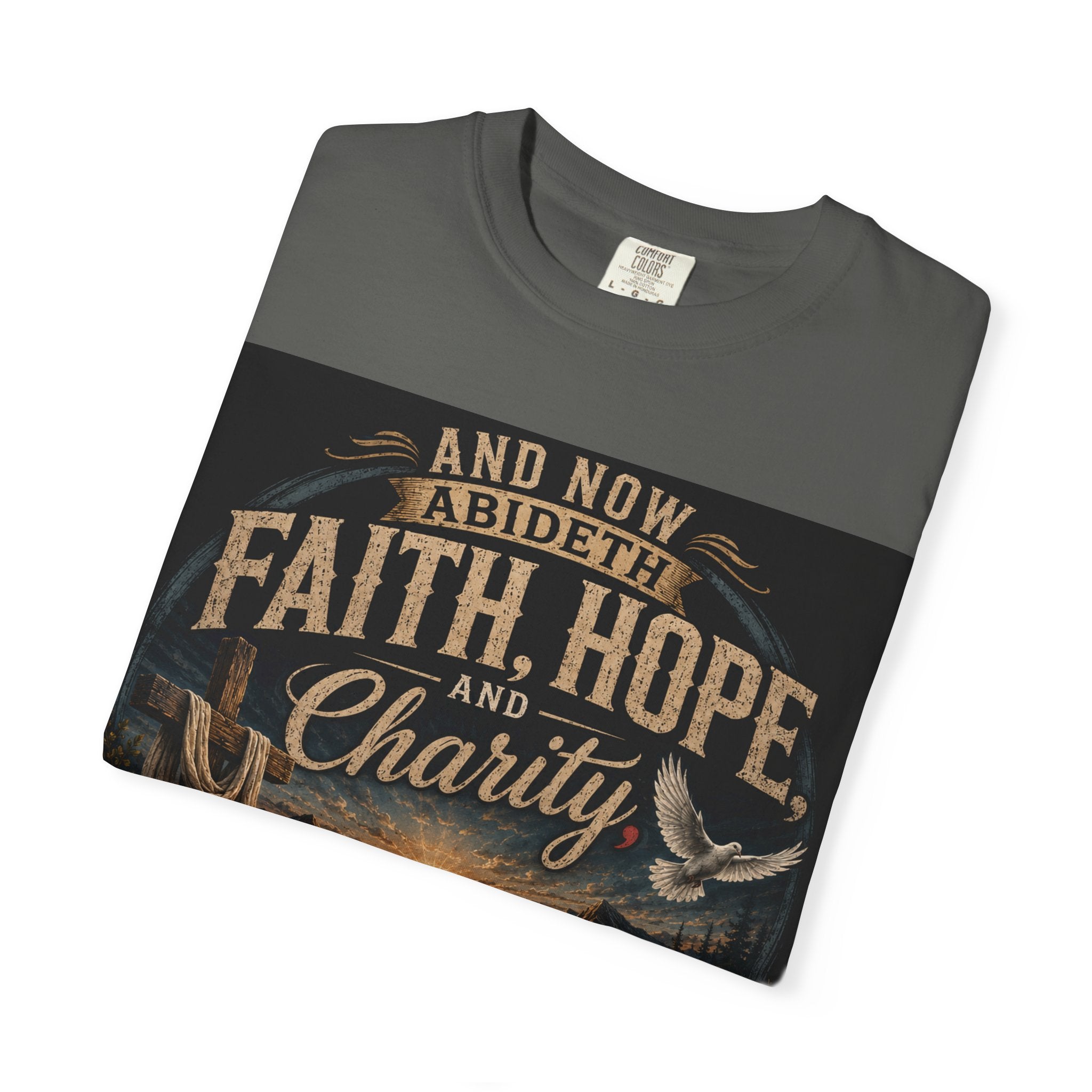 Faith, Hope, and Charity — Brave Hearts Country Gospel T-Shirt