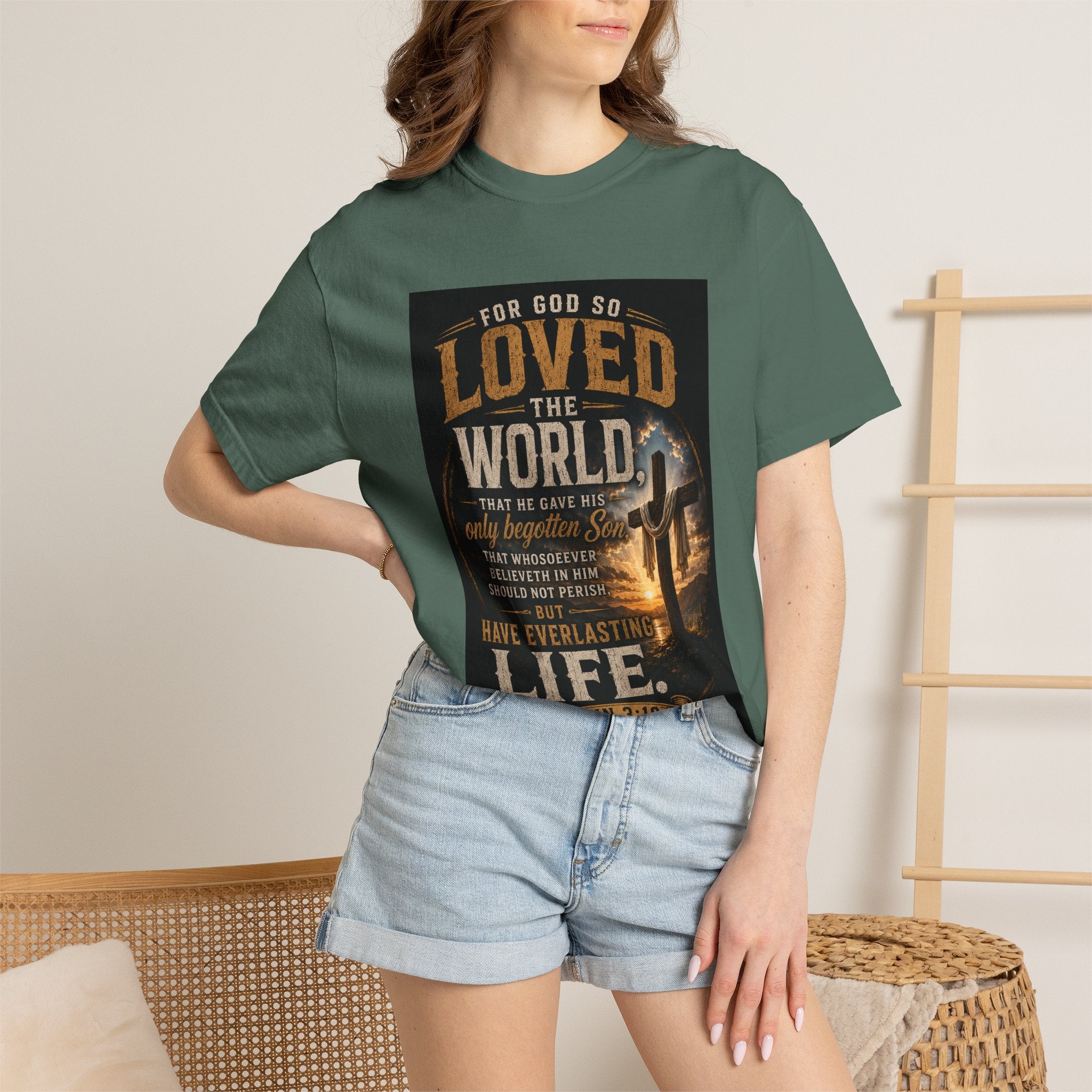 For God So Loved the World — Brave Hearts Country Gospel T-Shirt