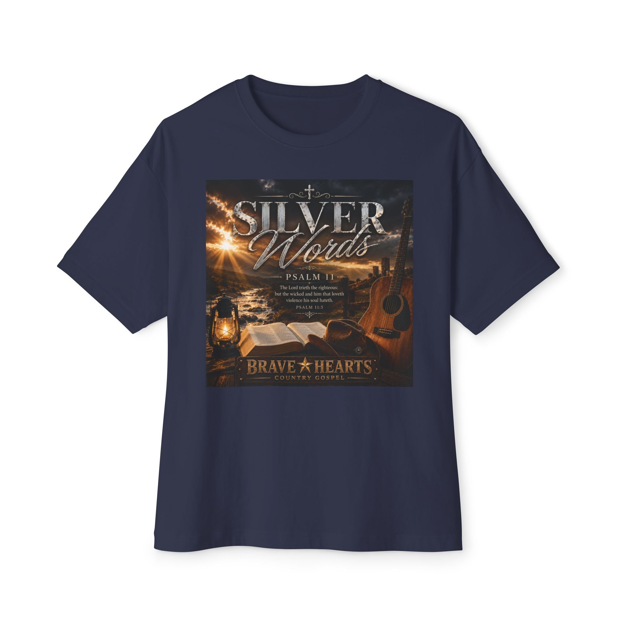 Silver Words — Brave Hearts Country Gospel T-Shirt