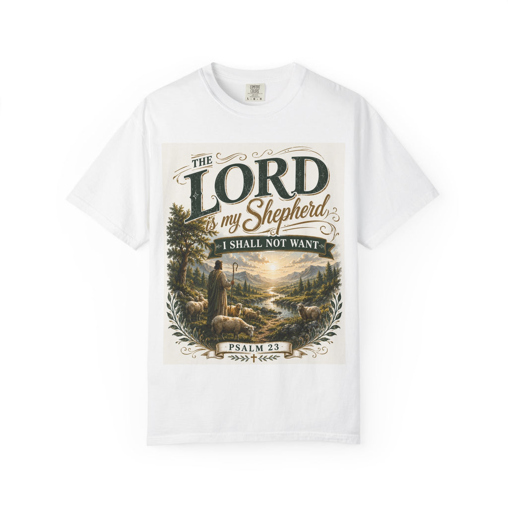 The Lord Is My Shepherd, I Shall Not Want — Brave Hearts Country Gospel T-Shirt
