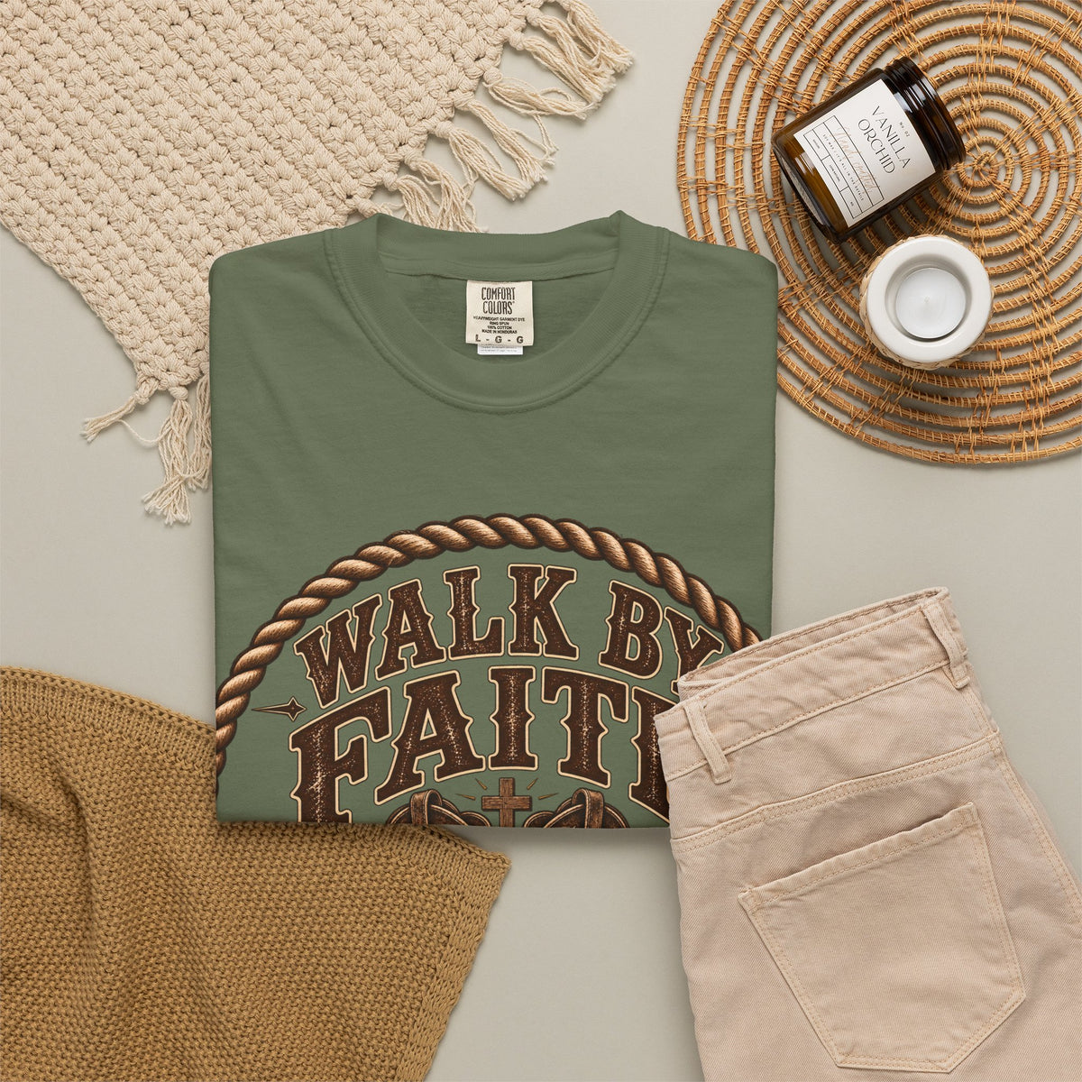 Walk By Faith - Bible Brave Hearts T-shirt