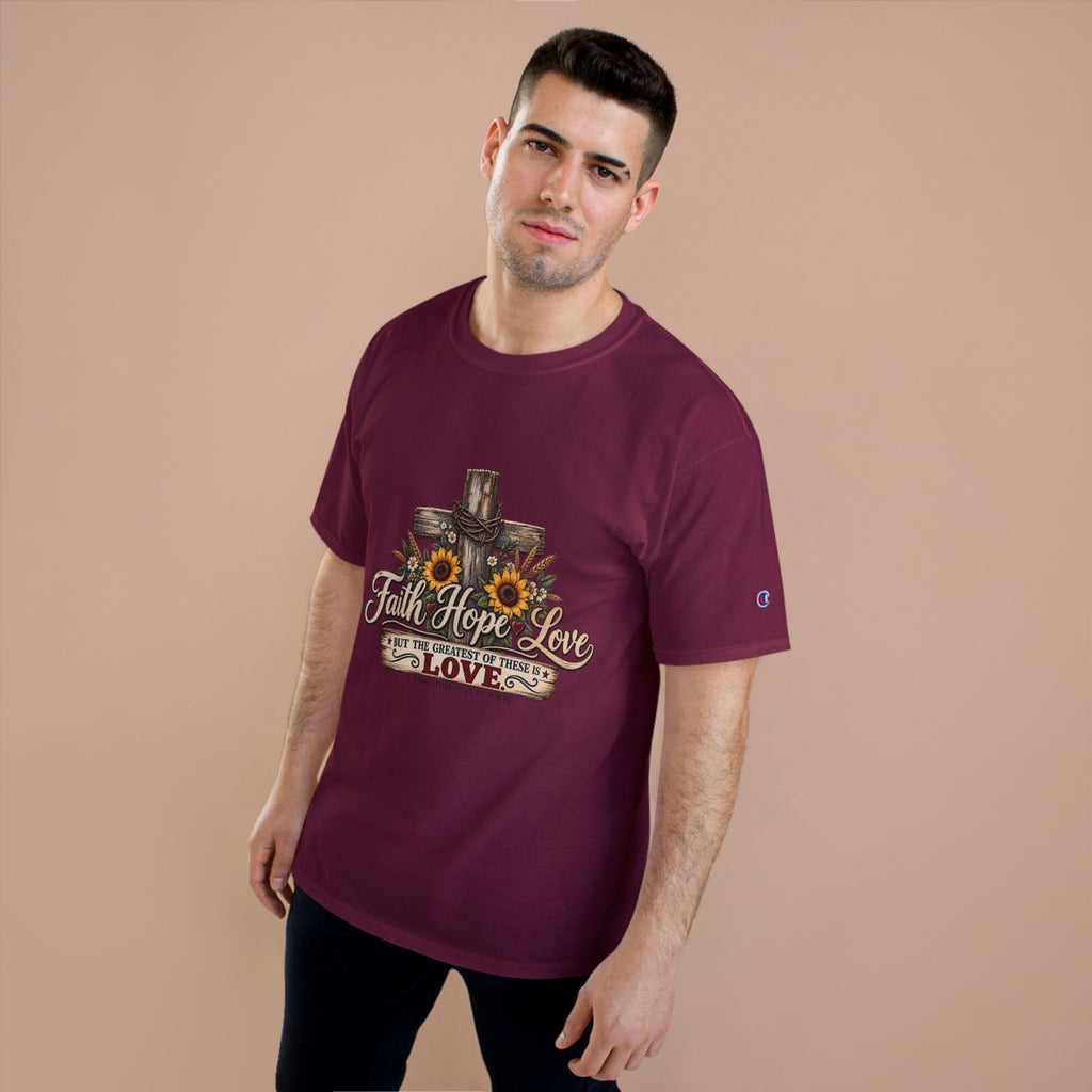 Faith Hope Love — Brave Hearts Country Gospel T-Shirt (Extended Sizes)