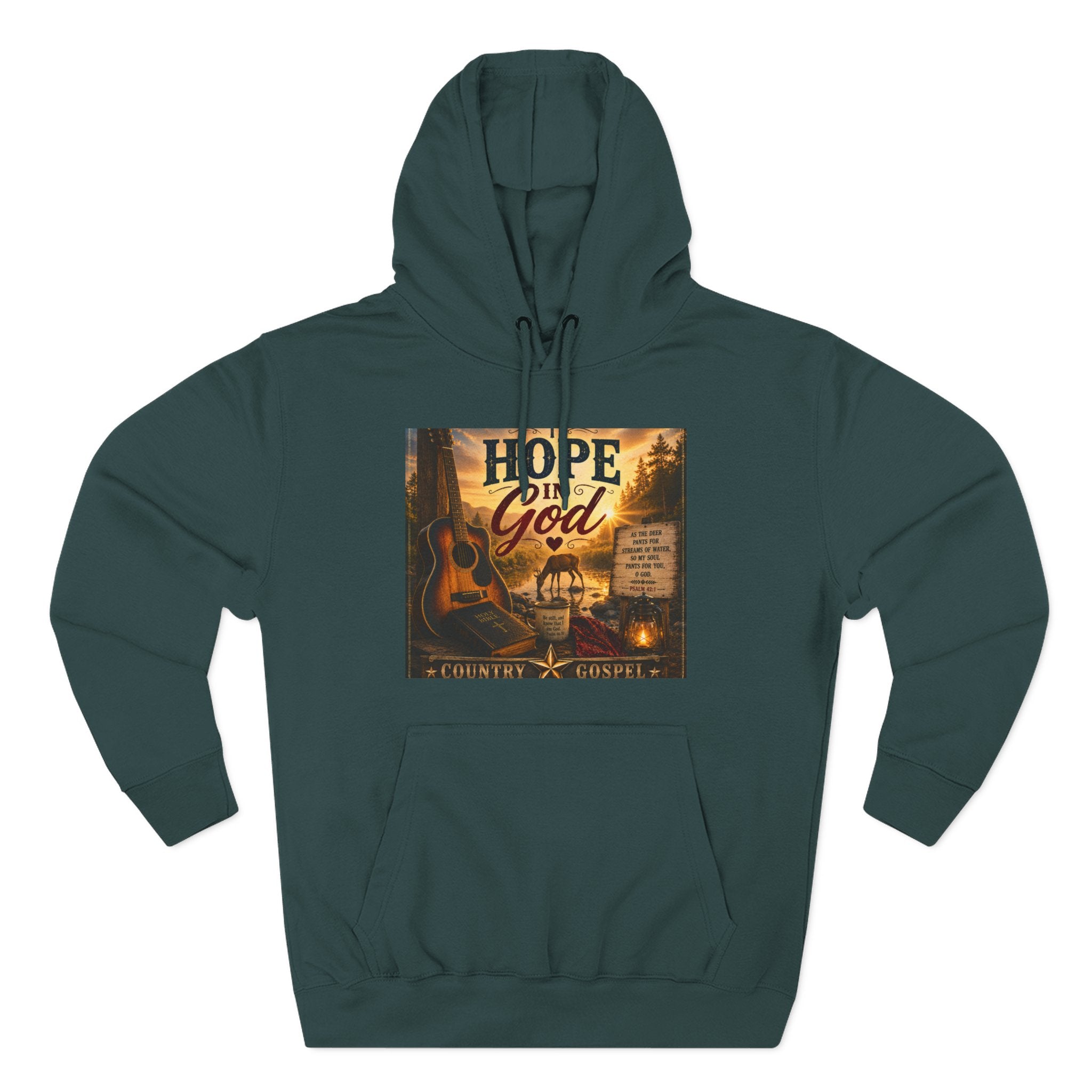Hope in God  — Brave Hearts Country Gospel Fleece Hoodie