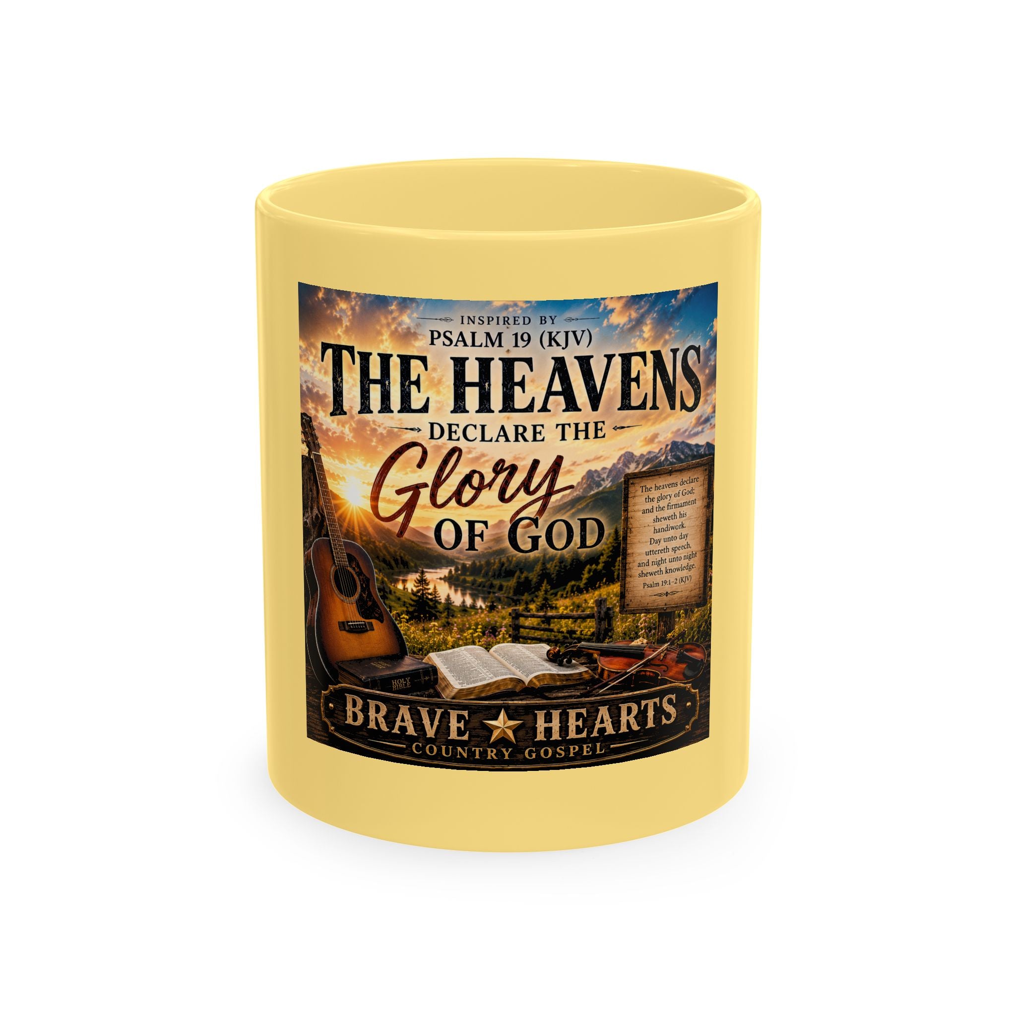 The Heavens Declare the Glory of God — Brave Hearts Country Gospel Mug