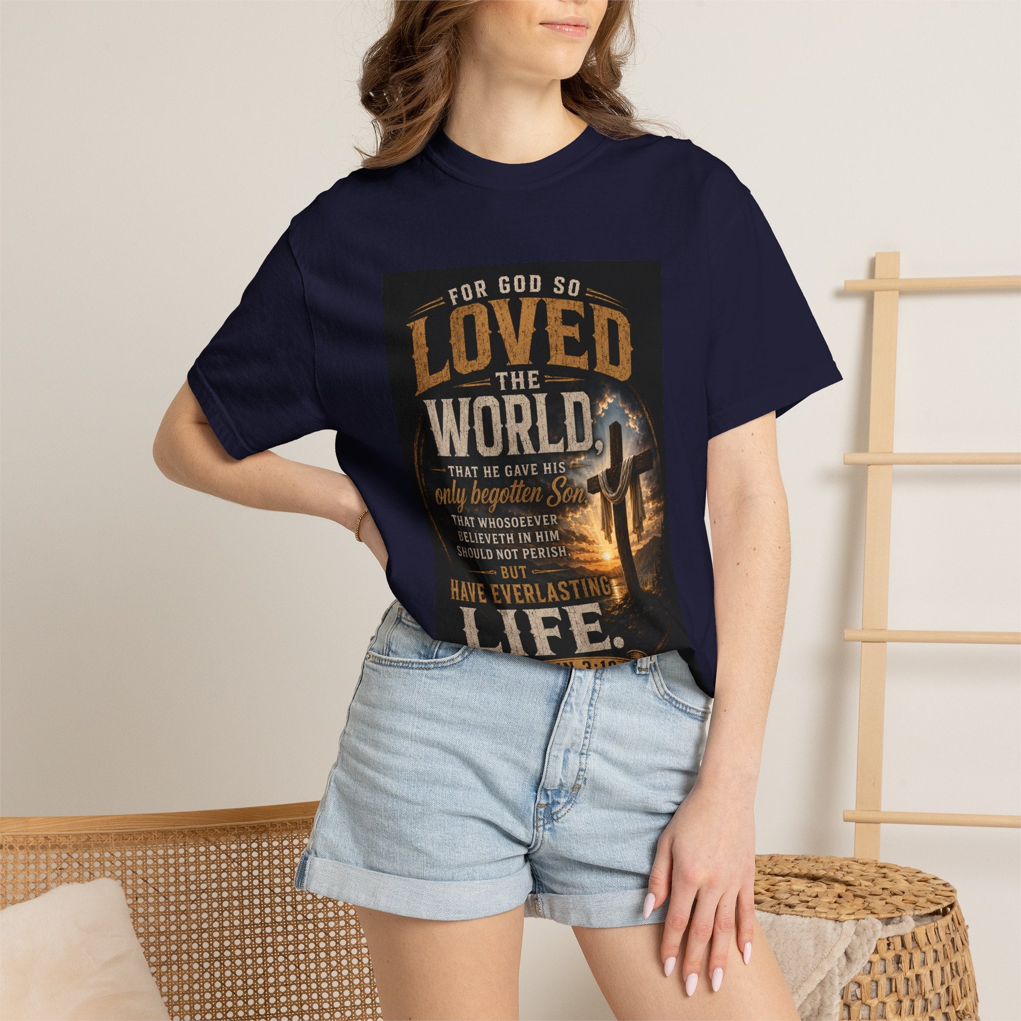 For God So Loved the World — Brave Hearts Country Gospel T-Shirt