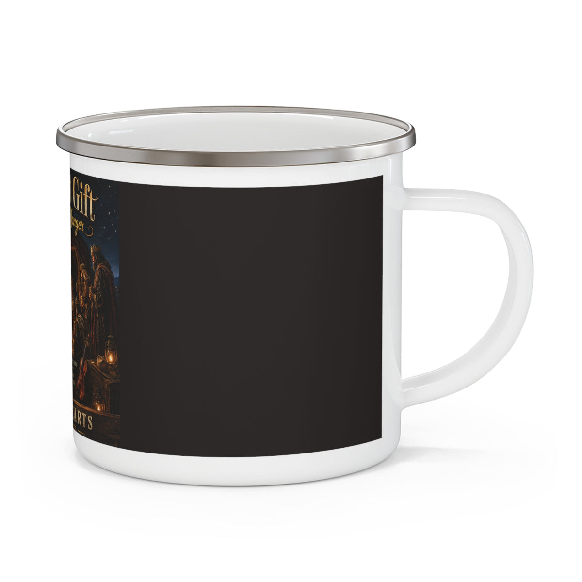 Greatest Gift Lying in a Manger - Brave Hearts Country Gospel Camping Mug