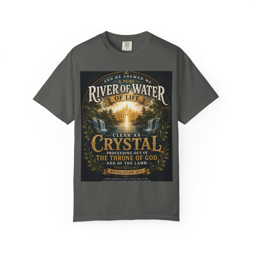 And He Showed Me a Pure River of Water of Life — Brave Hearts Country Gospel T-Shirt