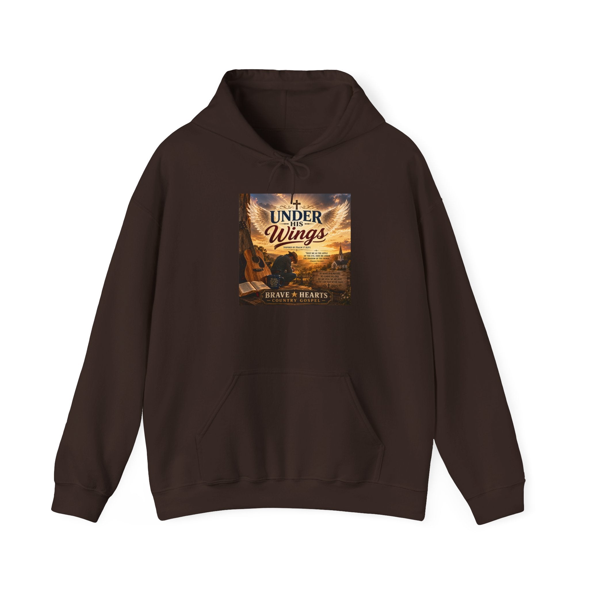 Under His Wings — Brave Hearts Country Gospel Hoodie