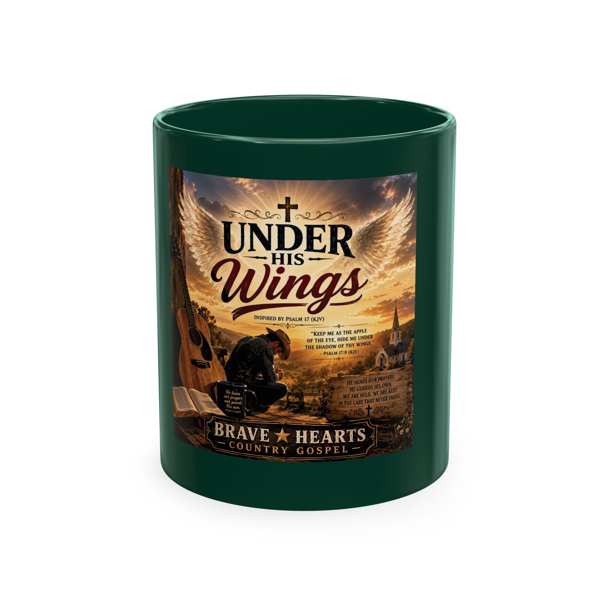Under His Wings — Brave Hearts Country Gospel Mug