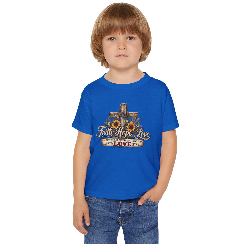Faith Hope Love - Brave Hearts Country Gospel Toddler T-shirt