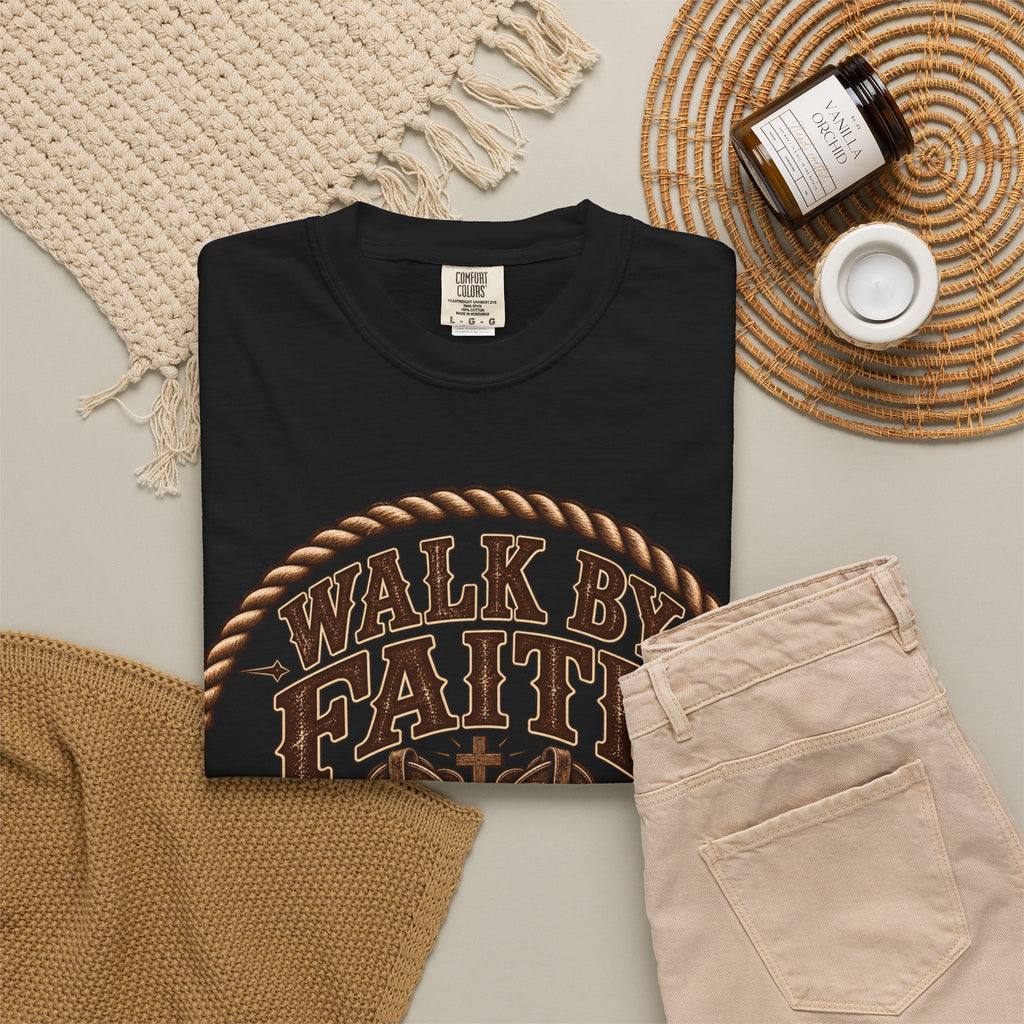 Walk By Faith - Bible Brave Hearts T-shirt
