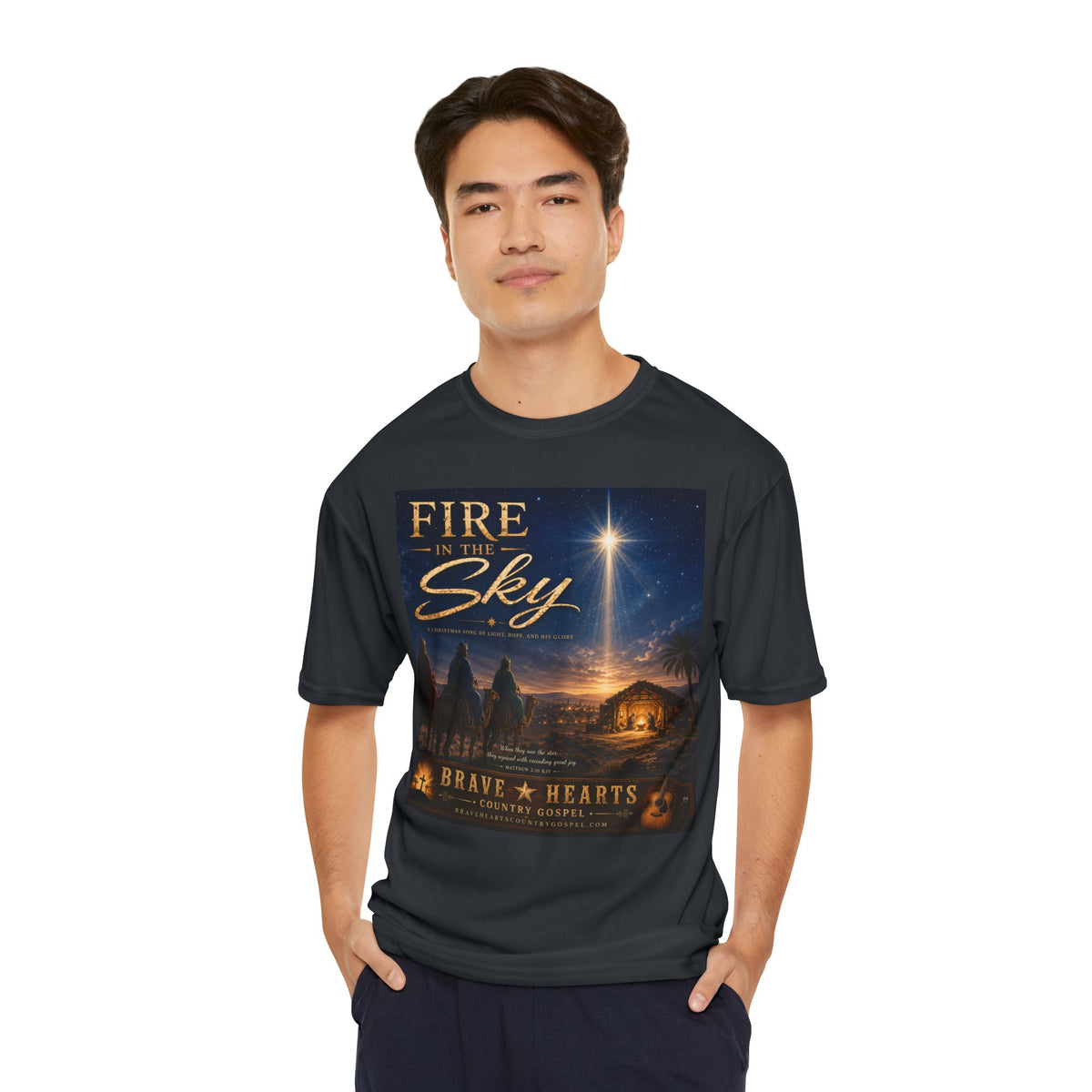 Fire in the Sky — Brave Hearts Country Gospel T-Shirt