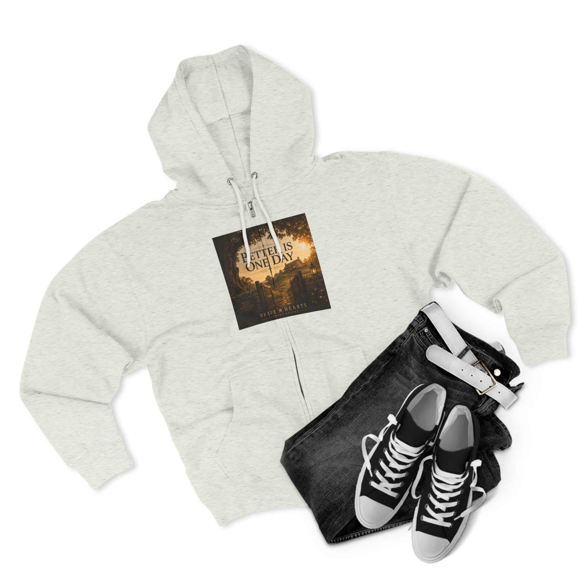 Better Is One Day - Brave Hearts Country Gospel Hoodie