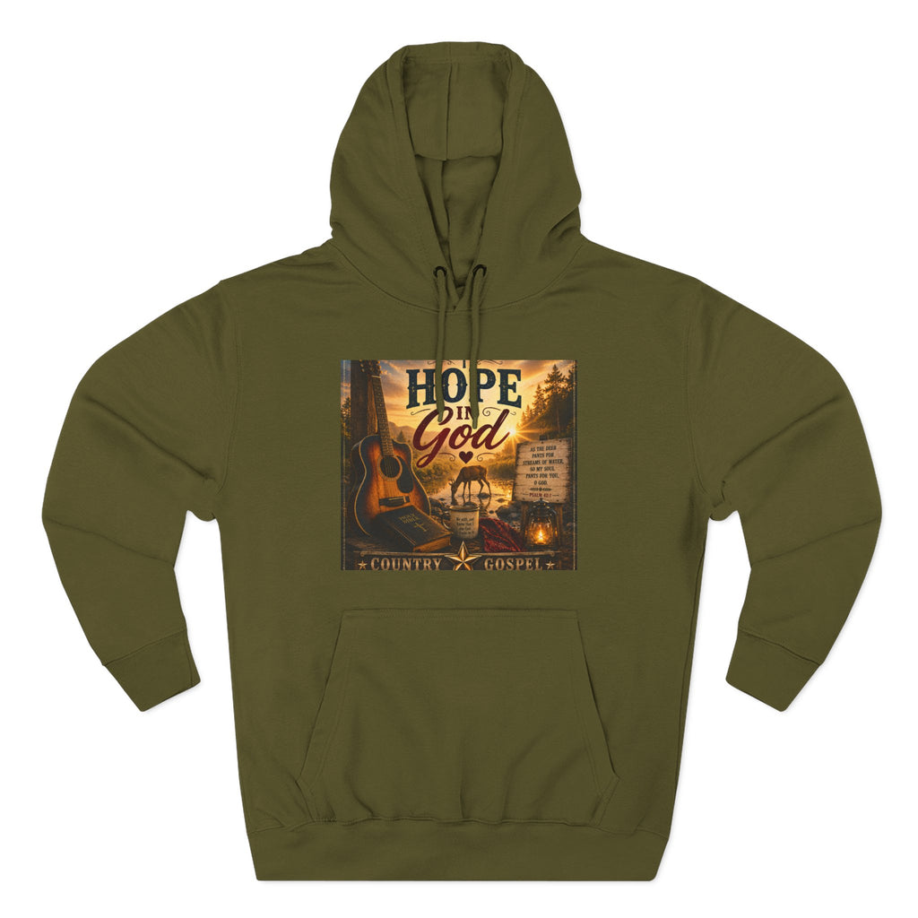 Hope in God  — Brave Hearts Country Gospel Fleece Hoodie