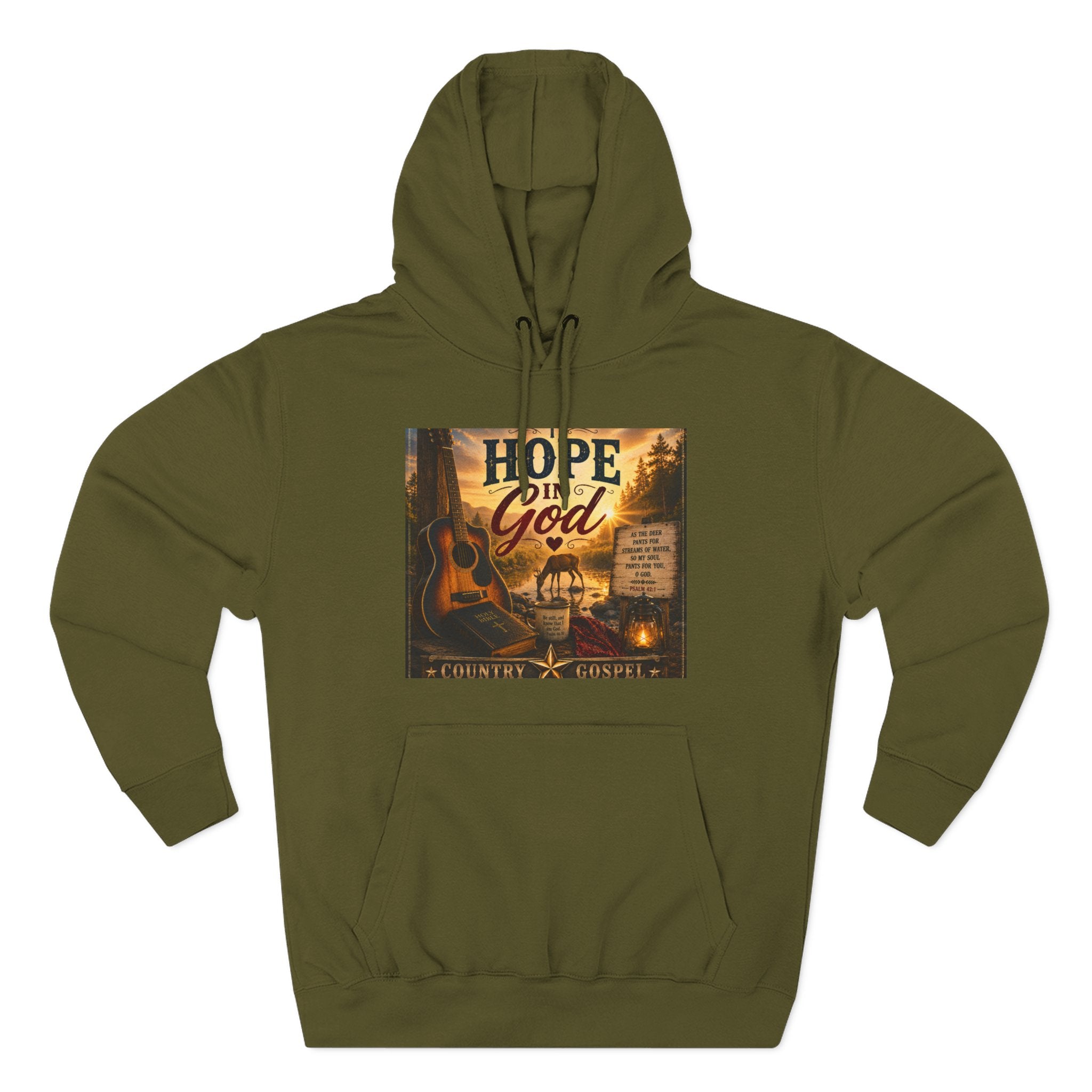 Hope in God  — Brave Hearts Country Gospel Fleece Hoodie