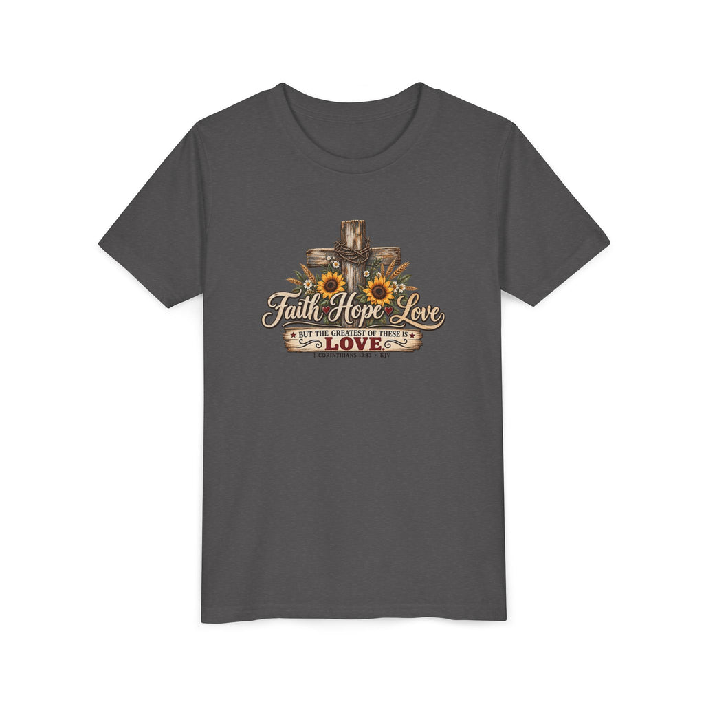 Faith Hope Love — Brave Hearts Country Gospel T-Shirt