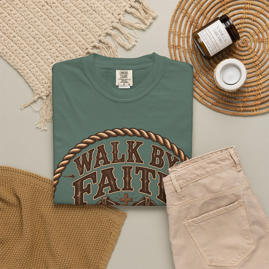 Walk By Faith - Bible Brave Hearts T-shirt