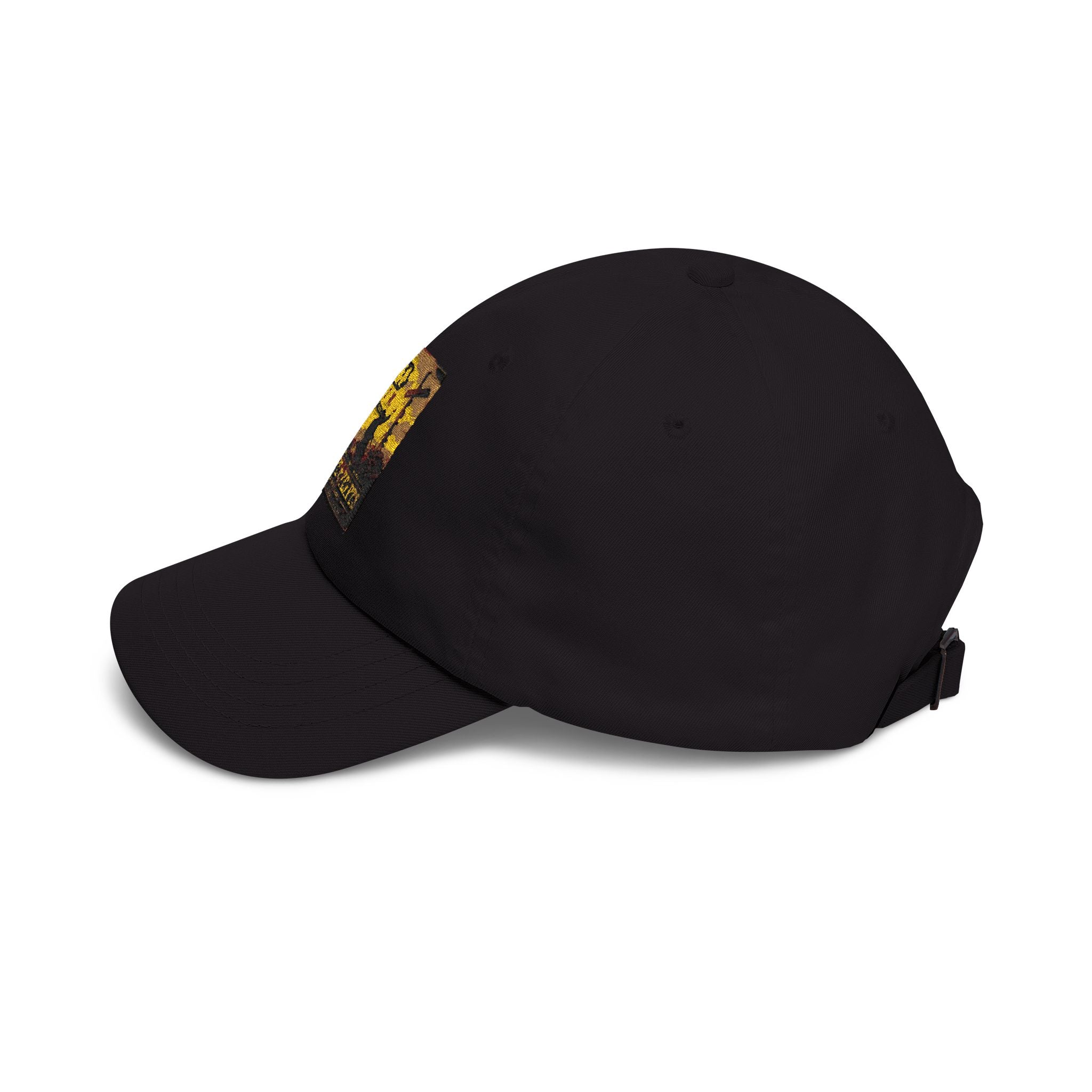 Brave Hearts Faith Dad Cap — "Lord Standin' by Me" Vintage Cross Baseball Hat