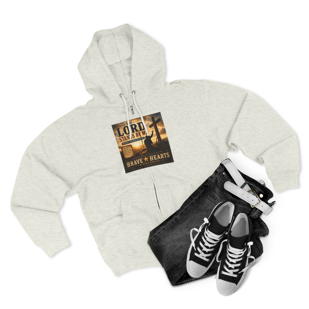 The Lord Stands By Me - Brave Hearts Country Gospel Zip Hoodie