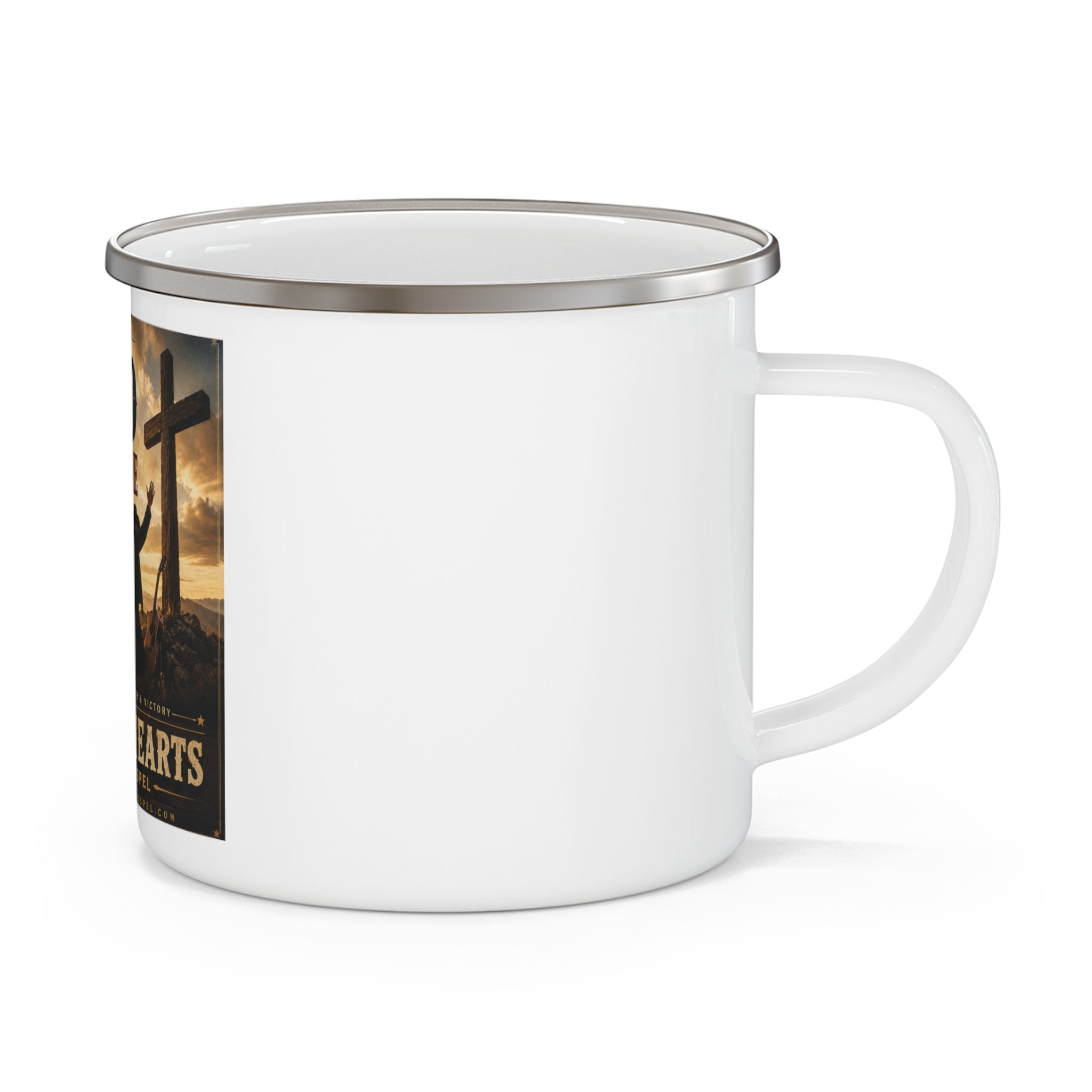 The Lord Stands By Me — Brave Hearts Country Gospel Ceramic Camping Mug