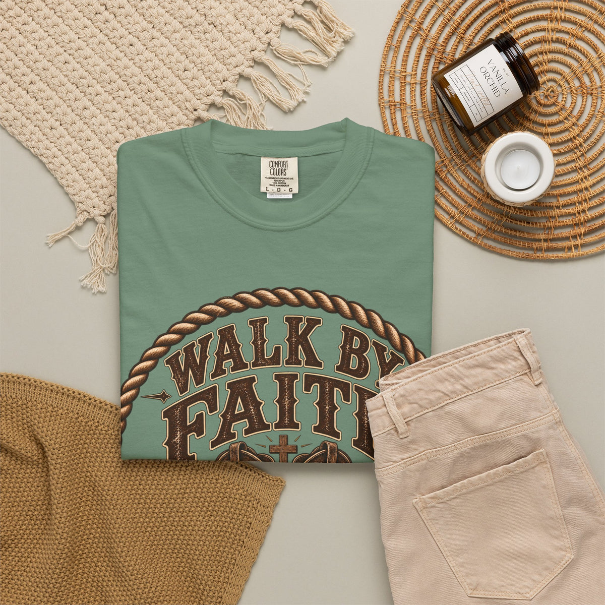 Walk By Faith - Bible Brave Hearts T-shirt