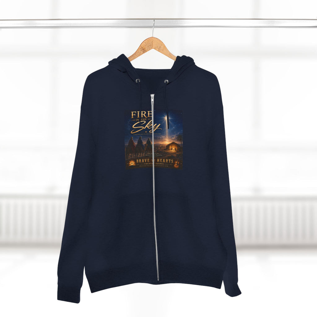 Fire in the Sky — Brave Hearts Country Gospel ZIP Hoodie