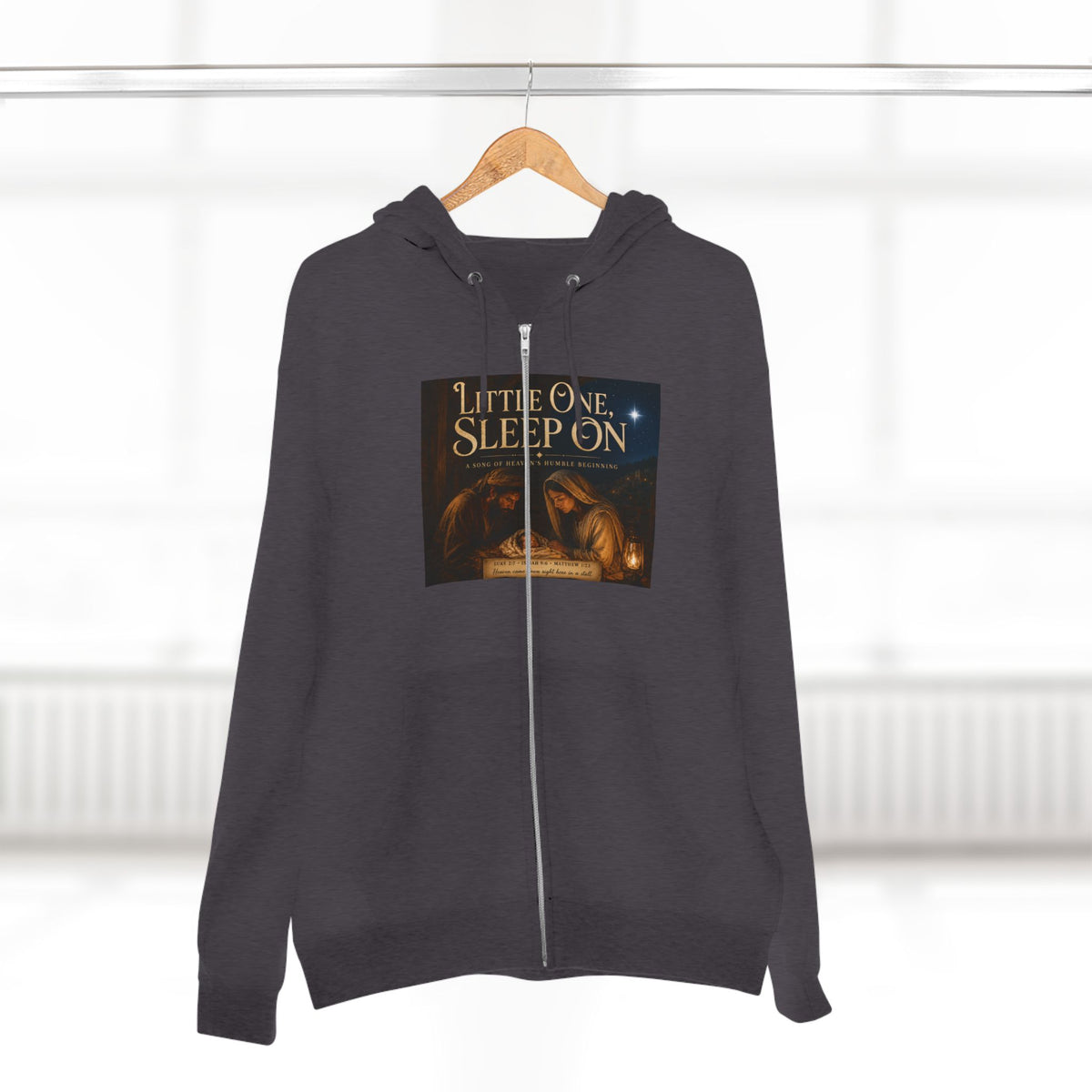Little One, Sleep On-Brave Hearts Country Gospel ZIP Hoodie