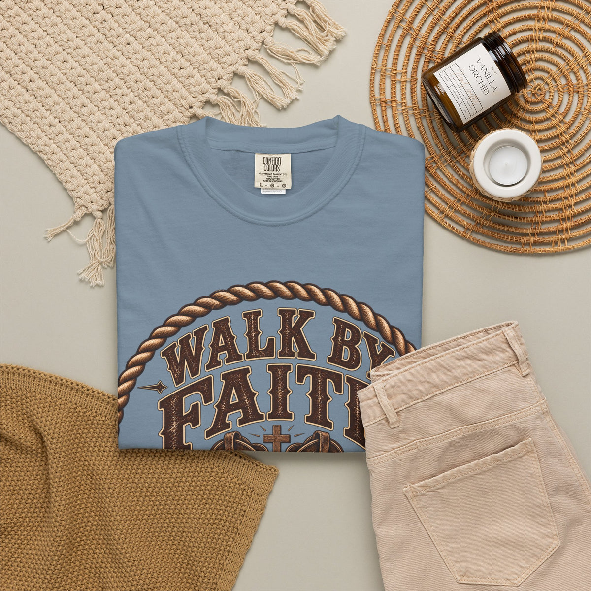 Walk By Faith - Bible Brave Hearts T-shirt