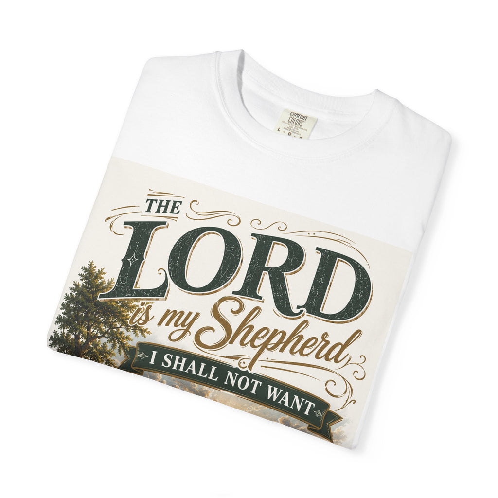 The Lord Is My Shepherd, I Shall Not Want — Brave Hearts Country Gospel T-Shirt