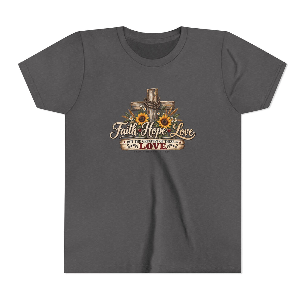 Faith Hope Love — Brave Hearts Country Gospel T-Shirt