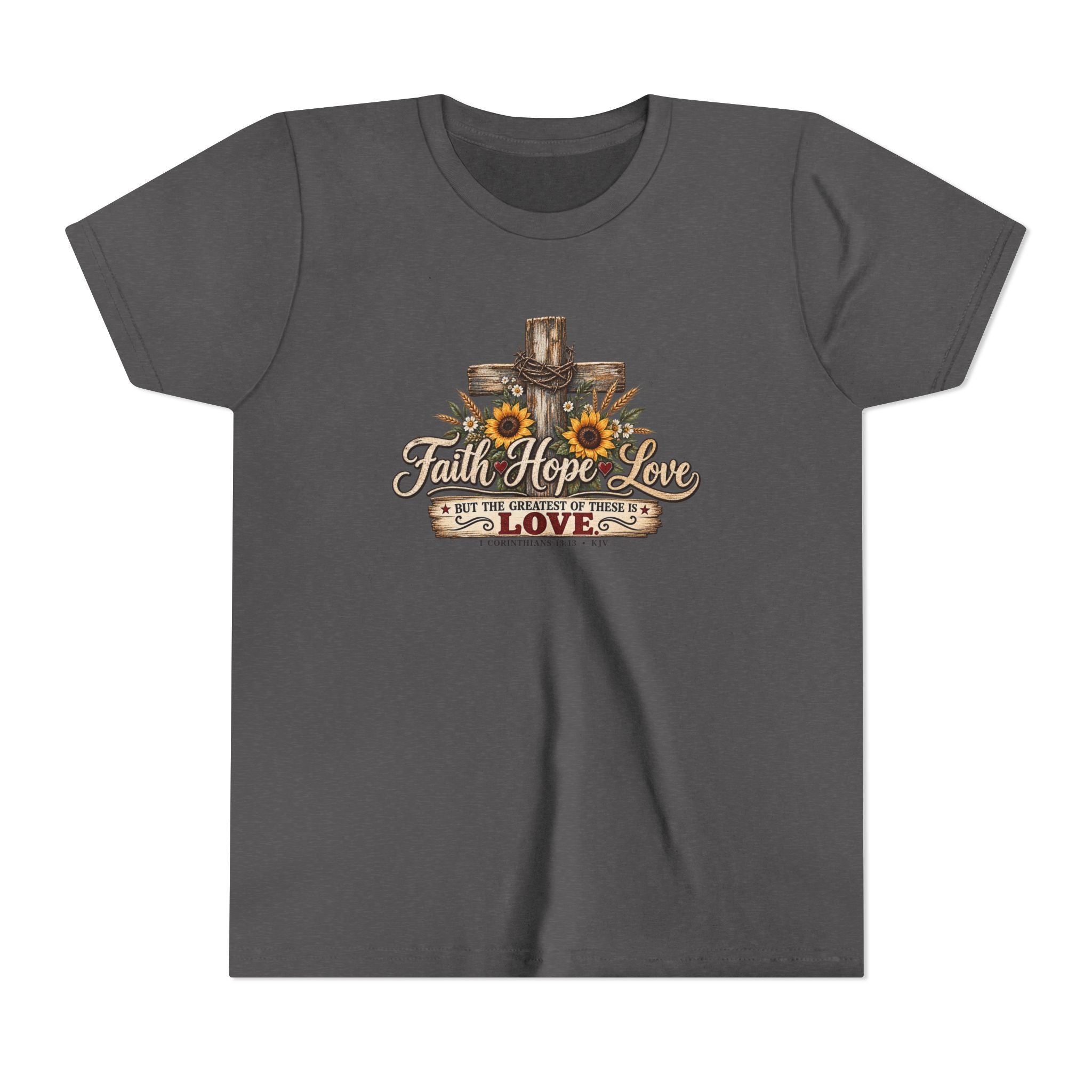 Faith Hope Love — Brave Hearts Country Gospel T-Shirt