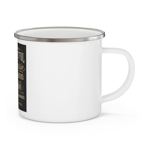 Be Not Forgetful — Brave Hearts Country Gospel Enamel Camping Mug