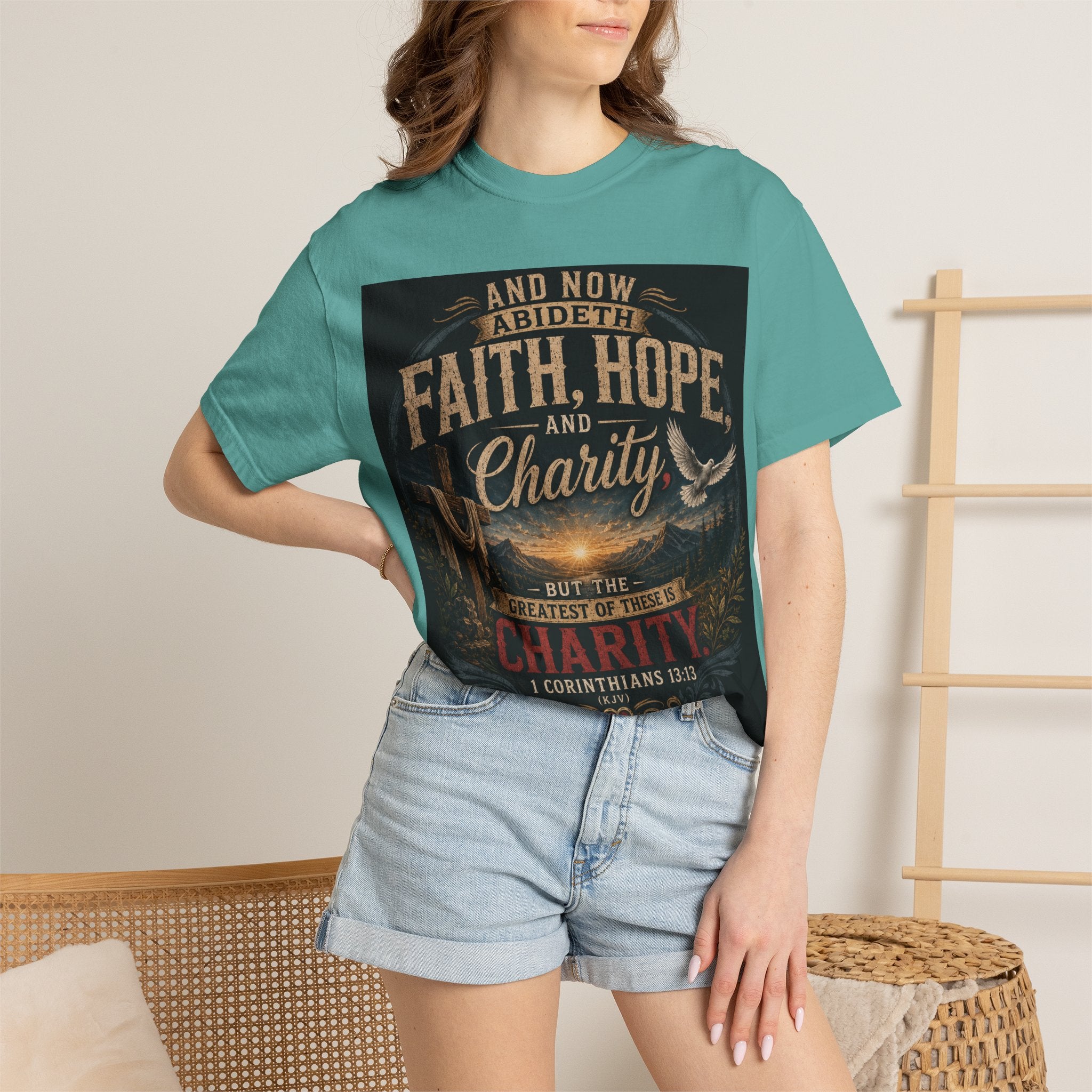 Faith, Hope, and Charity — Brave Hearts Country Gospel T-Shirt