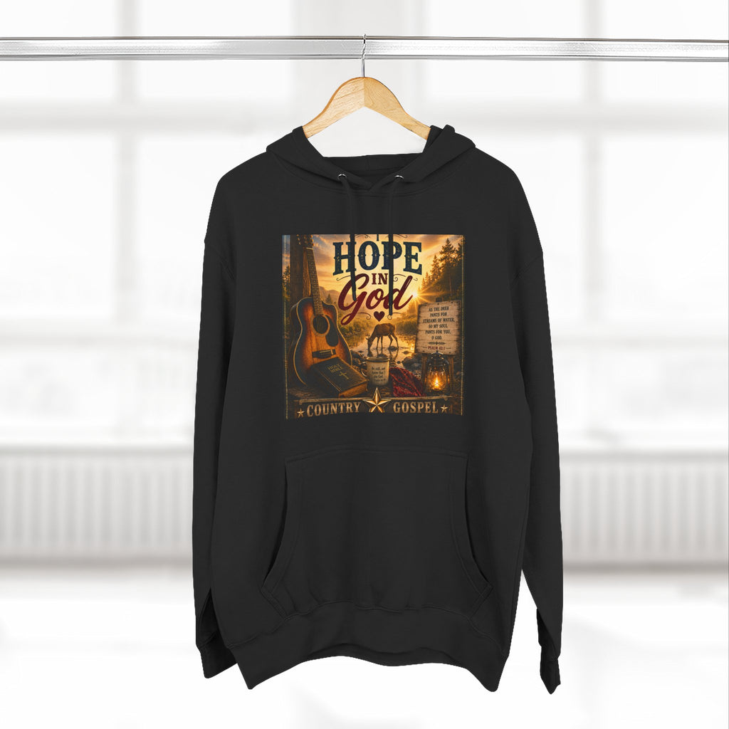 Hope in God  — Brave Hearts Country Gospel Fleece Hoodie