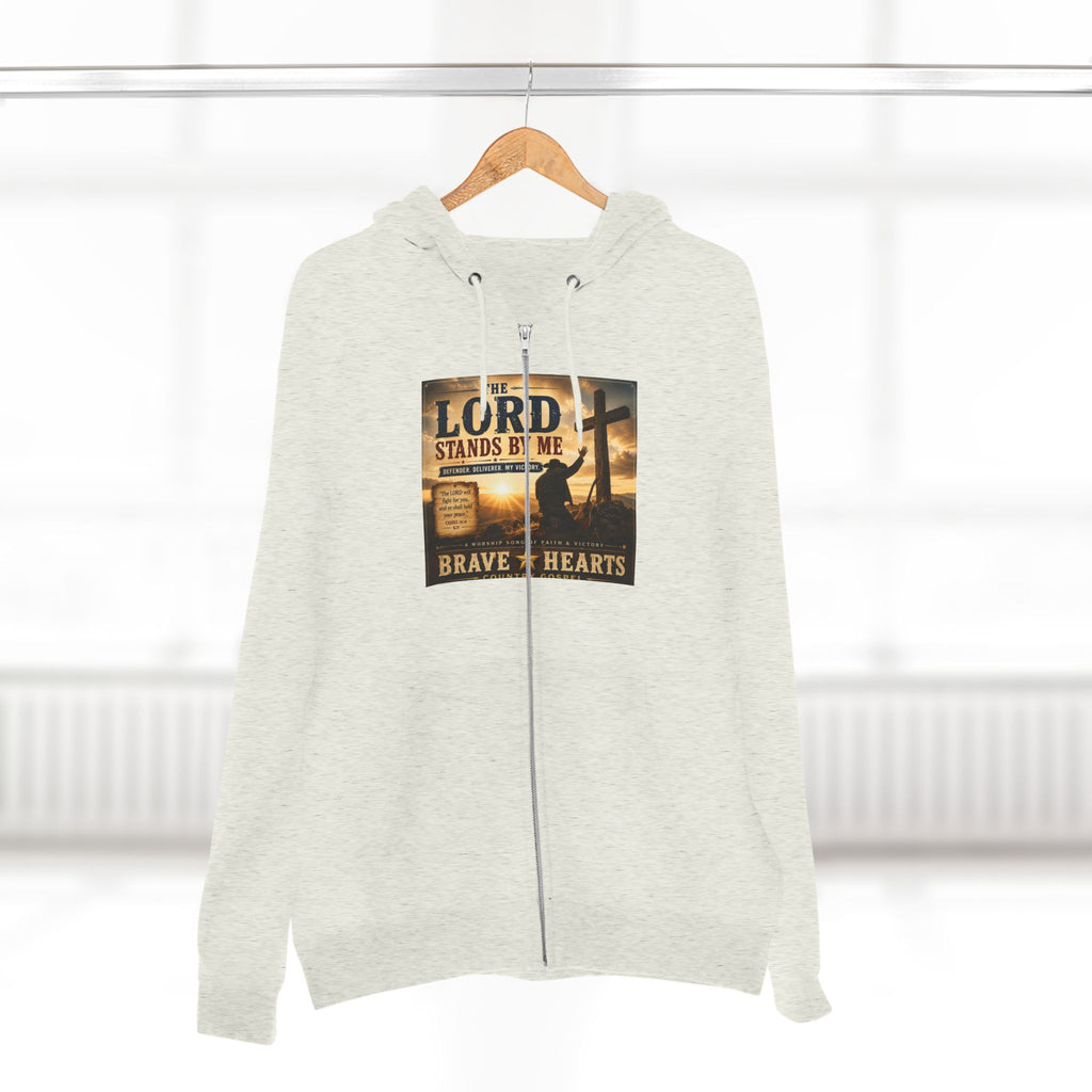 Lord Stands By Me - Brave Hearts Country Gospel ZIP Hoodie