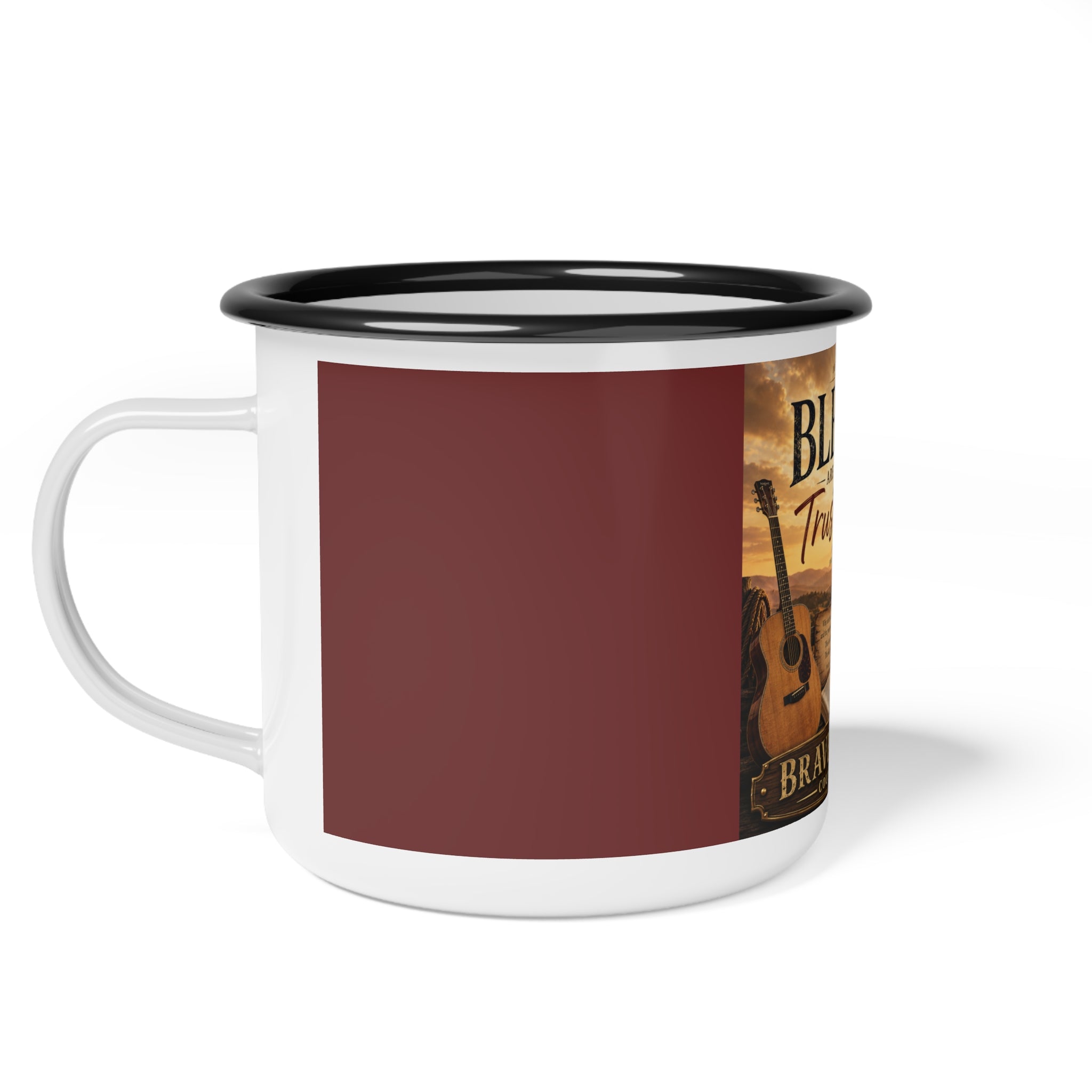 Blessed Are Those Who Trust the Son Enamel mug - Brave Hearts Country Gospel