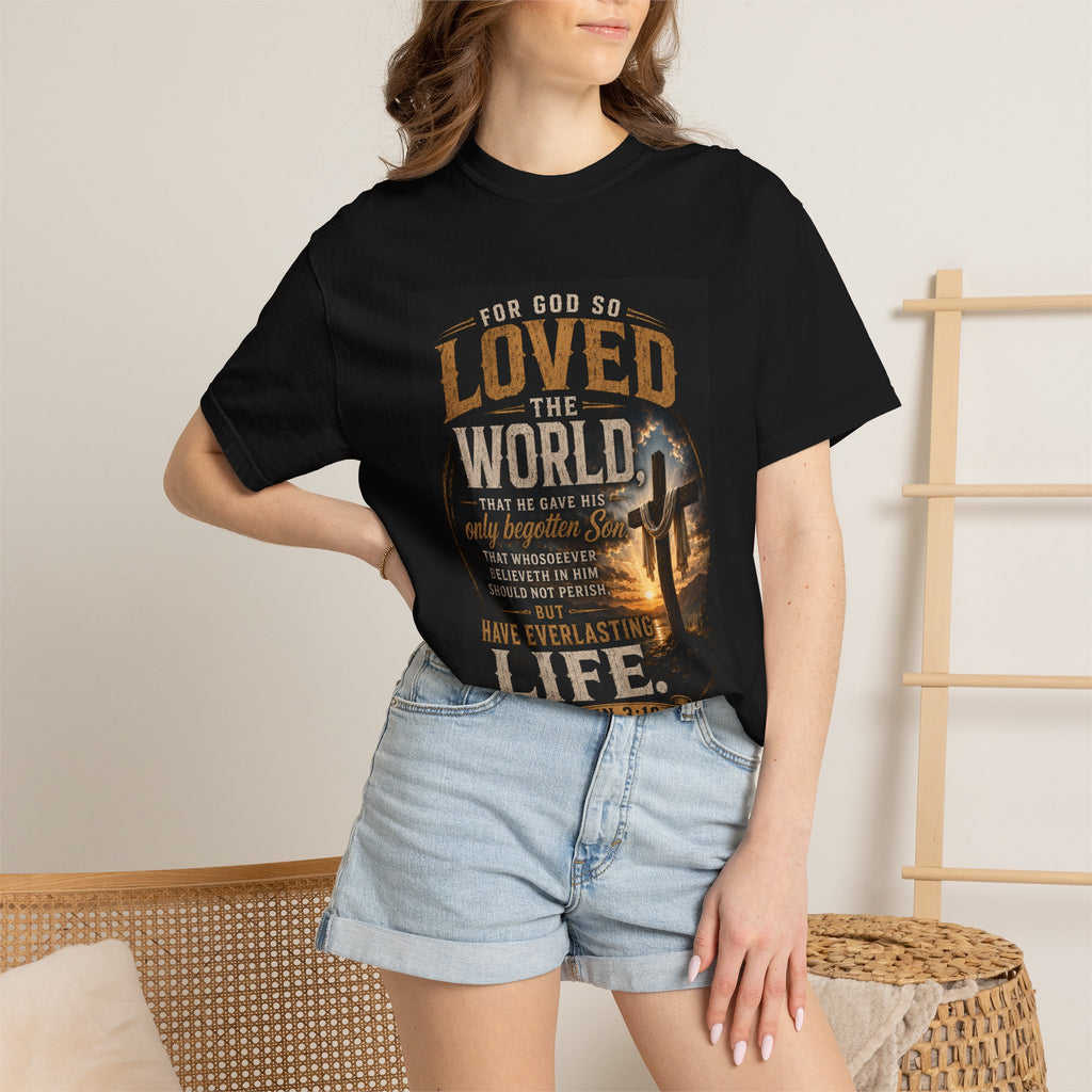 For God So Loved the World — Brave Hearts Country Gospel T-Shirt