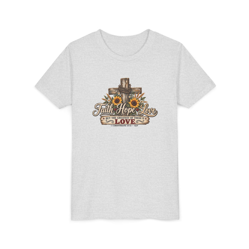 Faith Hope Love — Brave Hearts Country Gospel T-Shirt