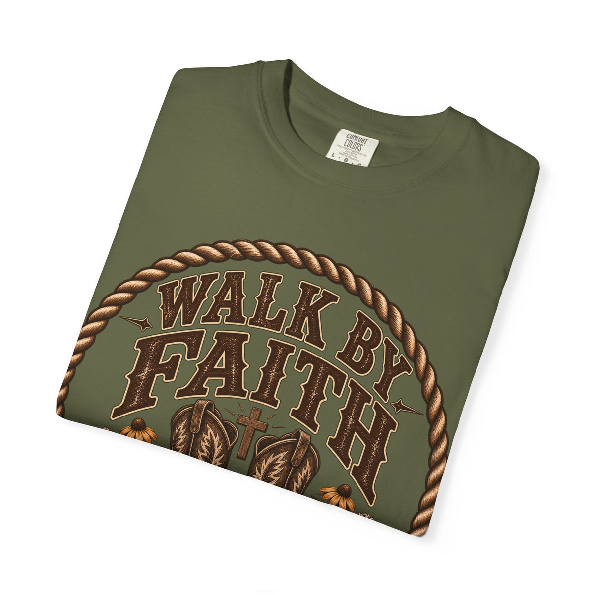 Walk By Faith - Bible Brave Hearts T-shirt