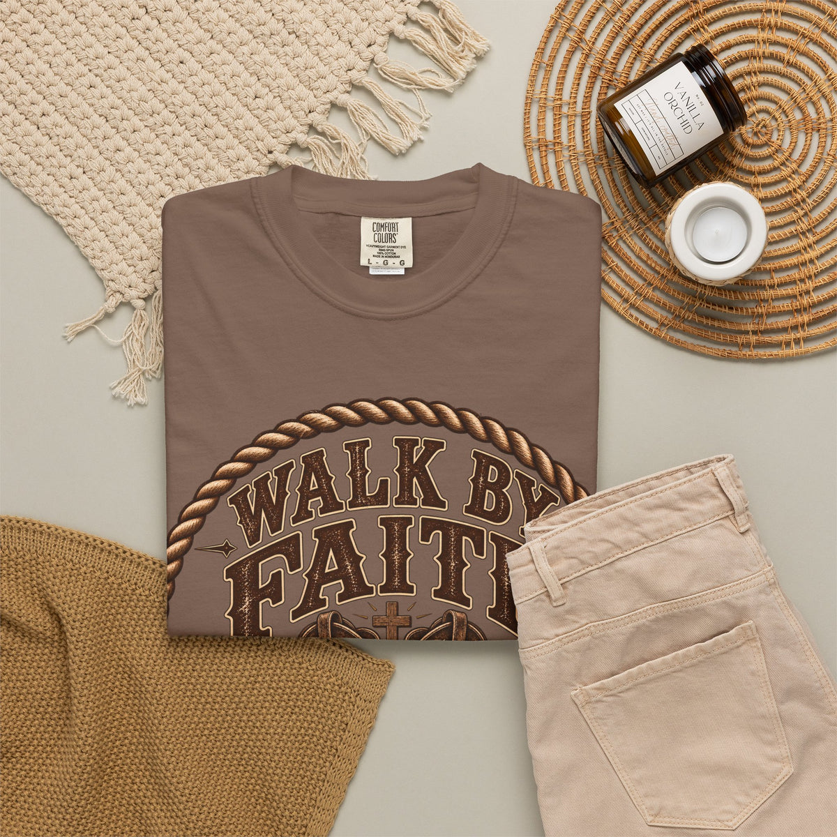 Walk By Faith - Bible Brave Hearts T-shirt