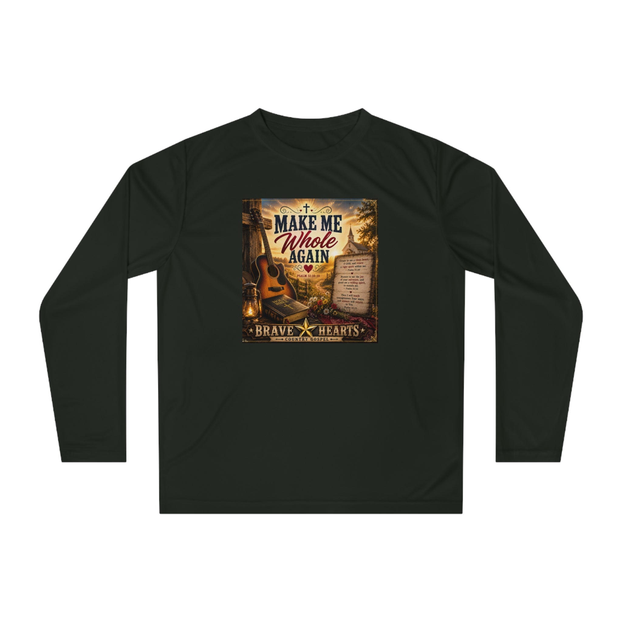 Make Me Whole Again — Brave Hearts Country Gospel Long Sleeve T-Shirt