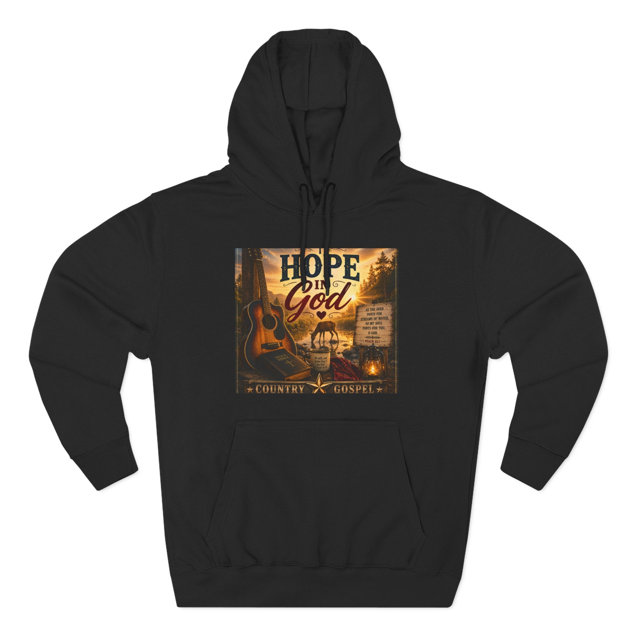 Hope in God  — Brave Hearts Country Gospel Fleece Hoodie