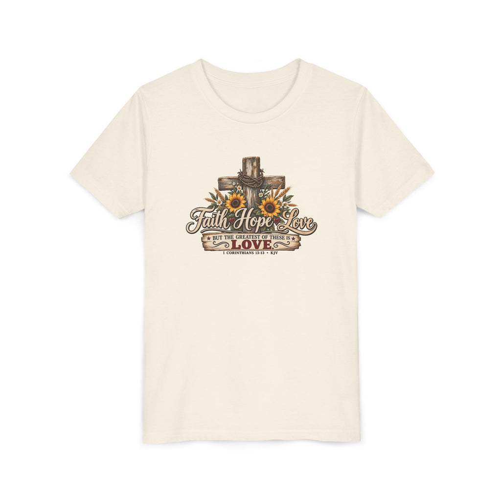 Faith Hope Love — Brave Hearts Country Gospel T-Shirt